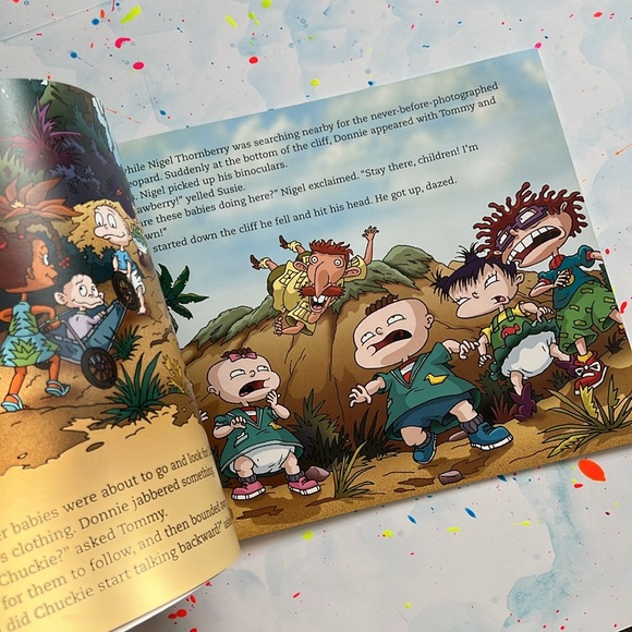 VINTAGE Nickelodeon Rug Rats Castaways book! 2004 First Edition - Picture 8 of 12